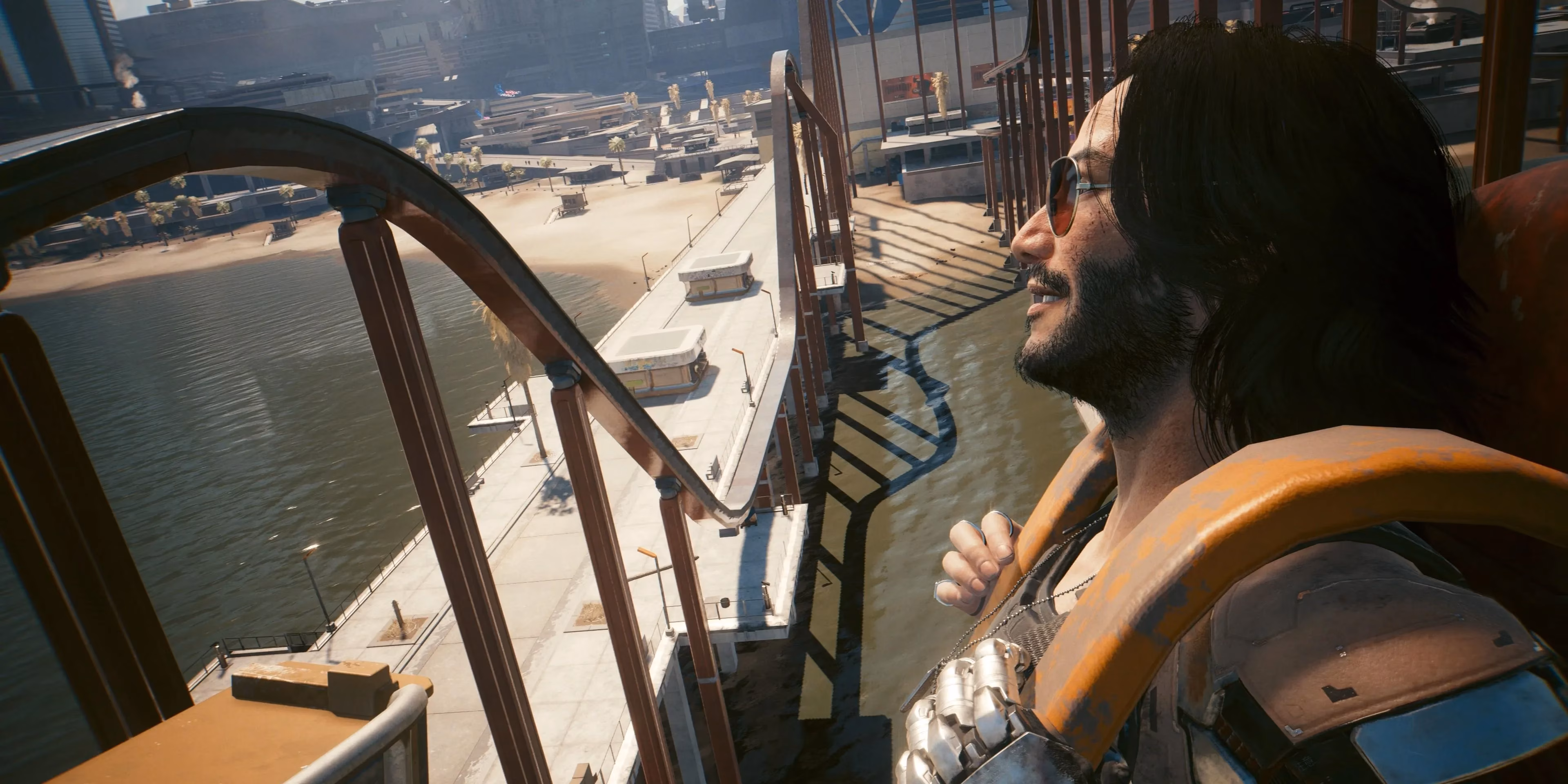 ride-the-cyberpunk-2077-rollercoaster-a-joyful-escape-with-johnny-silverhand-image-4